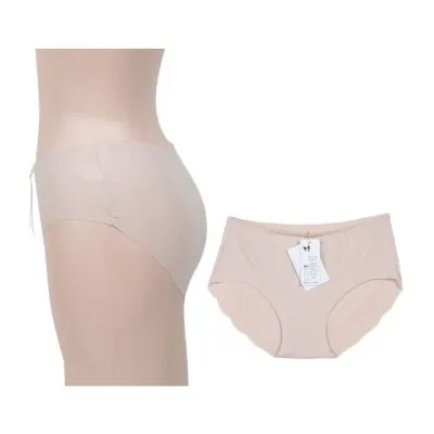 베이직 무봉제 누디라인 언더웨어 여성 삼각팬티 스킨