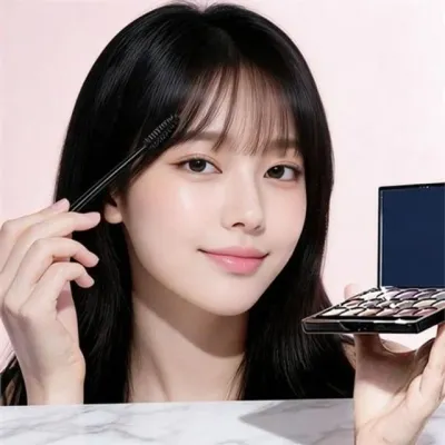 눈썹 메이크업 브러쉬 아이브로우 브러쉬 아이래쉬 스크류 마스카라 휴대용 속눈썹 데일리 정리 연장 도구