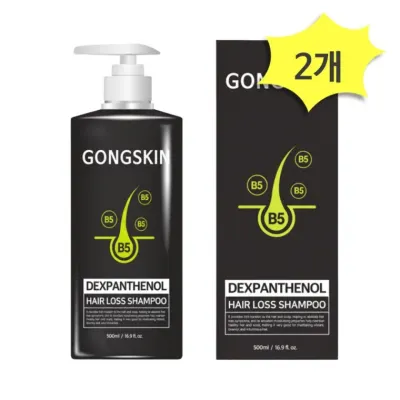 공스킨 덱스판테놀 탈모 샴푸 500ml x 2개
