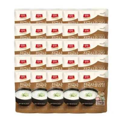즉석국 진국 사골곰탕 500g 25개