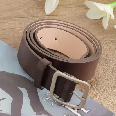 로빈 스퀘어 여성 가죽벨트(100cm) (브라운)