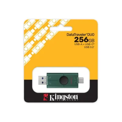 킹스톤 DataTraveler Duo OTG USB 3 2 듀얼 타입-C USB-A 플래시 드라이브 메모리 스틱 DTDEG2 256GB