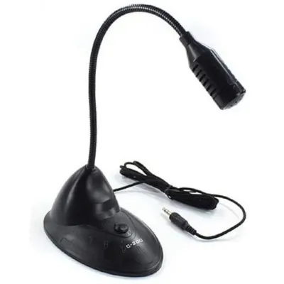 방송용 스탠드 마이크 유선 스탠드 마이크 고감도 콘덴서 3.5mm 개인방송 레코딩 플렉시블 데스크탑 노트북