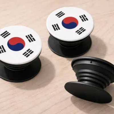 태극기 거치대 고급 국기 디자인 스마트폰 입체 고정 폰꾸미기 입체테마 폰거치대 테마아이템 국기테마