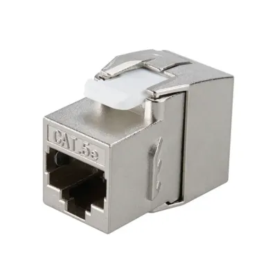 CAT5e 미니 키스톤 잭 랜케이블 연장 아연 도금 8P 8C RJ45 네트워크 연결 전송