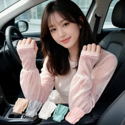 여성 쿨토시 자외선차단 레이스 팔토시 여름 운전 야외활동 등산 레저용 속건소재