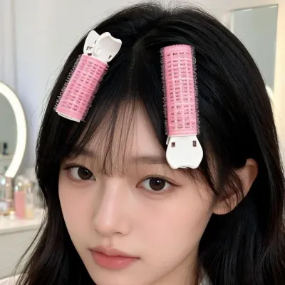 뿌리 볼륨 헤어롤 헤어집게 셋팅펌 그루프 앞머리 셀프 스타일링 미용 도구
