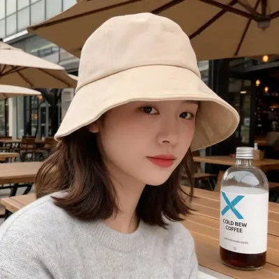 챙 넓은 벙거지 모자 여성 자외선 차단 썬캡 데일리 여름 캠핑 여행 스타일