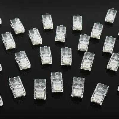 UTP RJ-45 플러그 낱개 RJ45 CAT5E UTP케이블플러그 인터넷케이블커넥터 RJ45단자