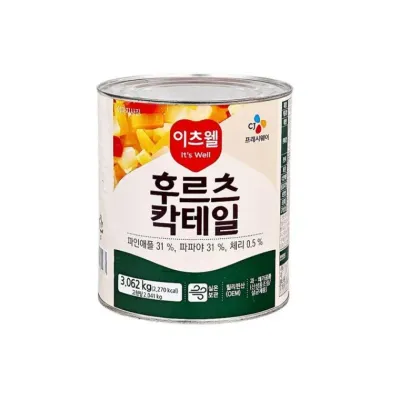 루미나D 후르츠칵테일 후르츠칵테일3.062kg 식재료 보관 가정용 식품