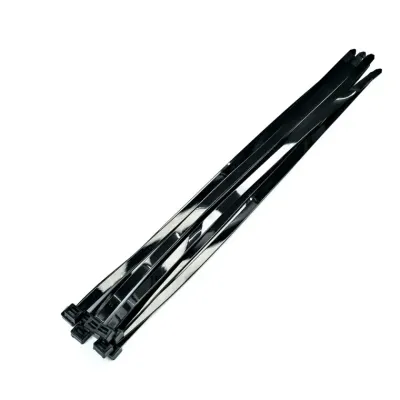 킴스팜팜 케이블타이 블랙 12x600mm 벌크 10개 전선 배선정리 케이블밴드 타이밴드
