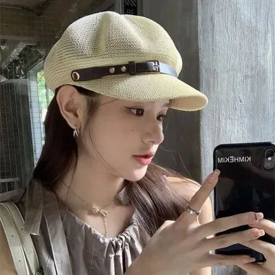 여름 헌팅캡 마도로스캡 빵모자 여성모자 메쉬 여름마도로스캡 뉴스보이캡 남성페도라 짧은챙