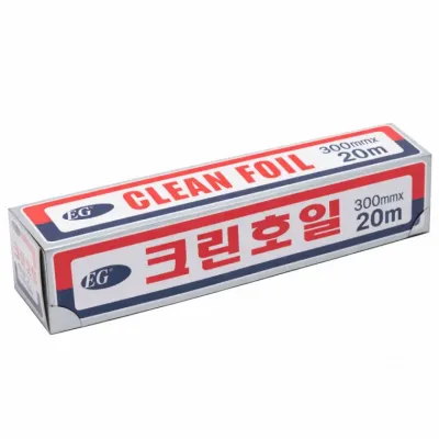 알루미늄 쿠킹호일 업소용 구이용 은박호일 바나나 사과 30cmx20m 1개