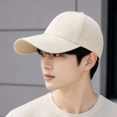 남녀 깊은 메쉬 야구 모자 1P 대두 큰머리 두상 볼캡 여름 데일리 패션