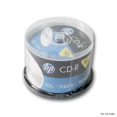 HP CD-R 공시디 50PK -M/공씨디/DVD/CD/공시디/공cd