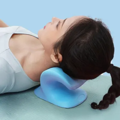목디스크 경추 안마 스트레칭 목마사지 베개 지압 쿠션