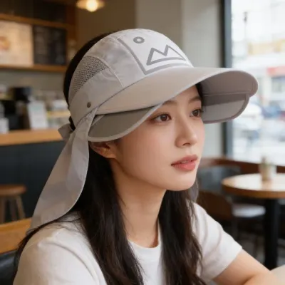 여성 썬캡 햇빛차단 썬바이저 골프 등산 밭일 모자 여름 자외선차단 야외