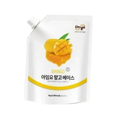 망고 과일 베이스 망고 에이드 베이스 스무디 라떼 주스 음료 아이스크림 요거트 파우치 과일청 쉐이크