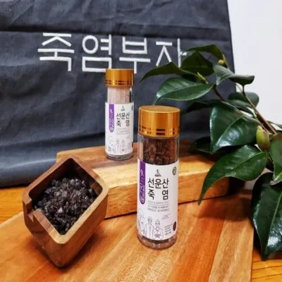 선운산죽염(알갱이) 9번구워만든 40g 자연 바다 천일염 건강 가공식품