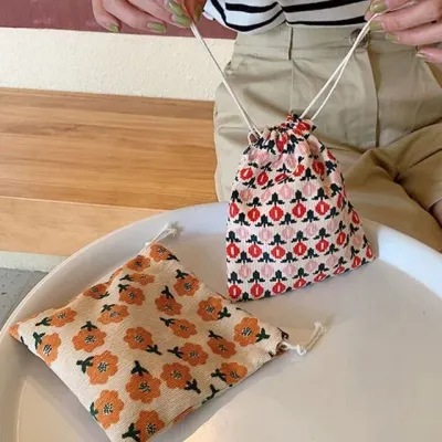 생리대 파우치 5color 휴대용 화장품 천파우치