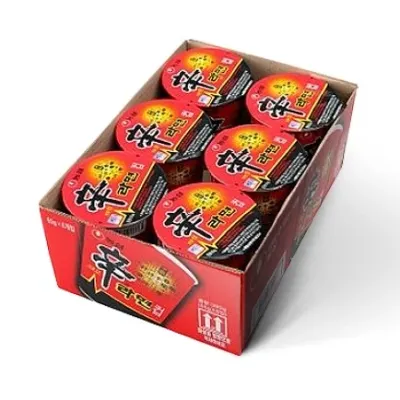 [지나산업] 농심 신라면 소컵 65gx6입 컵라면 라면 사발면