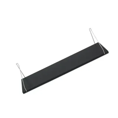 벽걸이 선반 벽선반 부착 인테리어 특대형 60x15cm 블랙 철제 나무 주방