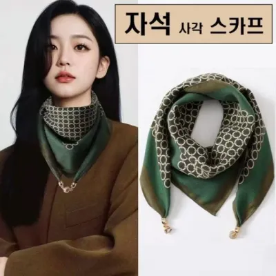 모자 머플러여행용품목도리판촉물사은품 종봄가을신상면혼방코팅자석스카프