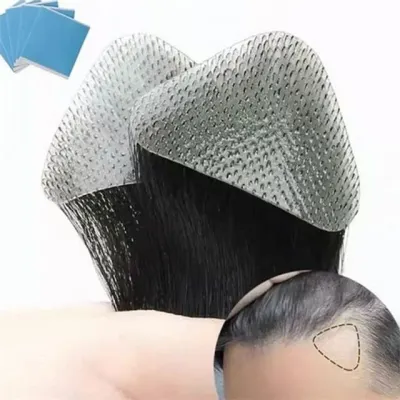 여성 부분 가발 탈모 부분 가발 붙이는 가르마 정수리 테이프 간편 인모 남성