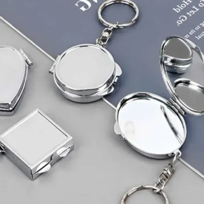 양면 손거울 열쇠고리 간편손거울 여자손거울 핸드거울