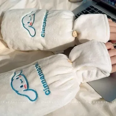 시나모롤 팔토시 화이트 작업용팔토시 운전용팔토시 기모토시