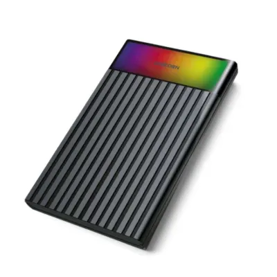 LED 2.5외장 하드케이스 HDD SSD USB3.2 GEN1 A C타입젠더 슬라이딩 수납함