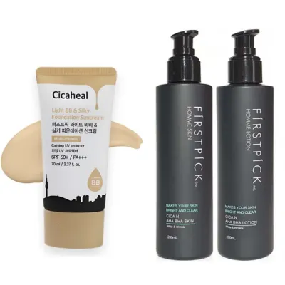 비비크림 21호 모공 커버 톤업 SPF50+ 시카 남성 스킨 로션