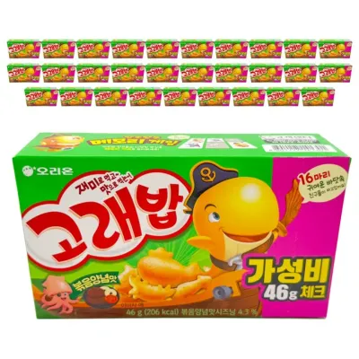 오리온 고래밥 볶음양념맛 46g x 30개