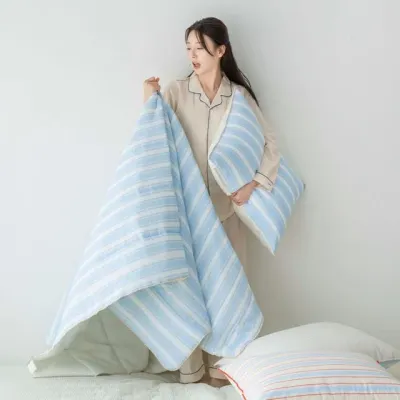 소소한습관 도매 업소용 누빔이불 얼터 스트라이프