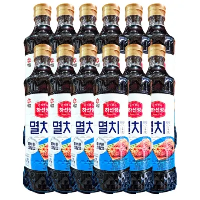 업소용 하선정 감칠맛 멸치액젓 실속형 1kg x 12개