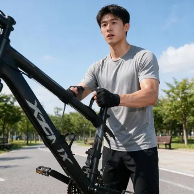 자전거 그립 커버 핸들 고무 손잡이 부품 교체용 미끄럼 방지 자전거용품