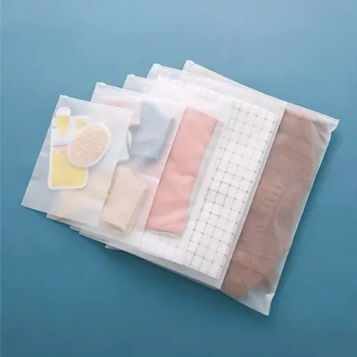 반투명 방수 해외 여행 지퍼백 필수템 캐리어 짐싸기 가방 파우치 17x25cm 옷 정리 여행용 소분 백 용품