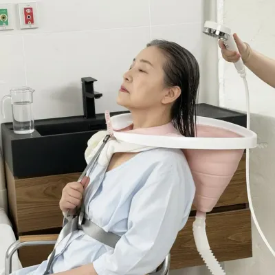 접이식 머리감기 환자 노인 임산부 세발기 머리감기기