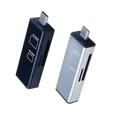 C타입 SD 카드 리더기 3in1 OTG 휴대폰 블랙박스 영상 사진 전송 USB-S01