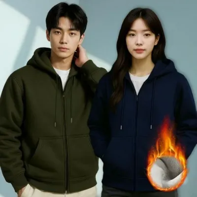 후드집업 기모 오버핏 후드티 남녀공용 홈웨어 6컬러