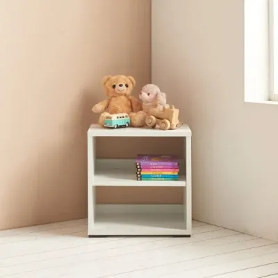 디포랙 2칸 화이트 협탁 395 D2185