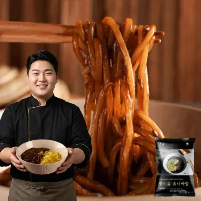 핫이슈 푸짐한 고기가득 유니짜장면 460g x 5개