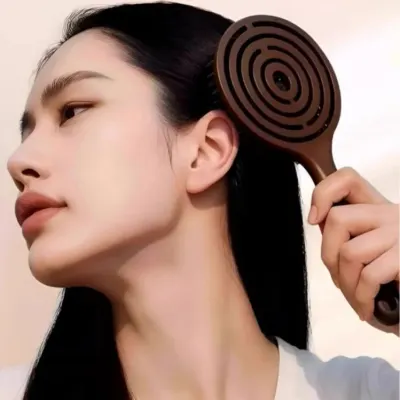 브러쉬 오픈 패들 헤어 탄성 부러쉬 회오리 엉킴방지빗 메이크업