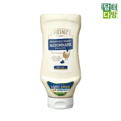 하인즈 굿 마요네즈 방목달걀 샐러드 요리소스 500ml 2개