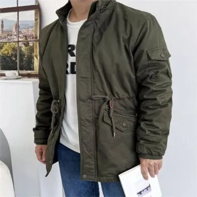 남성 겨울 야상 점퍼 남성 후드 야상 점퍼 밀리터리 탈부착 아우터 방한