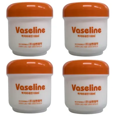 삼현제약 백색 바세린 무향 100ml 4개 보습 수분
