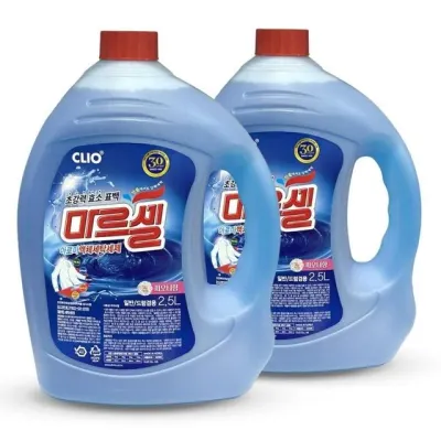 크리오 마르셀 아로마 액체 세제 일반 드럼 겸용 2.5L 2개