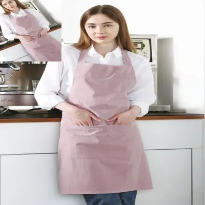 목끈형 코지 스틸스냅 앞치마 어린이집앞치마 가정용앞치마 보육교사앞치마 원피스앞치마