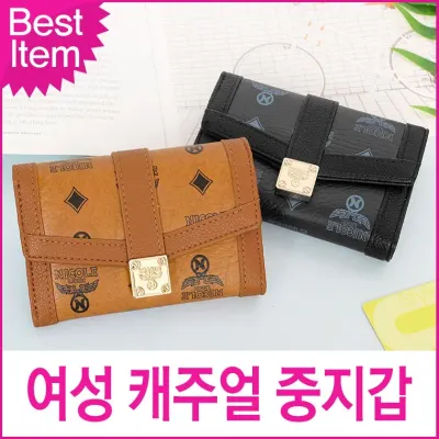 블루캣츠 니꼴레닉 NW-G167B 캐주얼 여성지갑 중지갑 지폐지갑