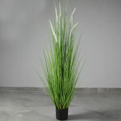 강아지풀 조화(그린 화이트)(150cm) 인조갈대